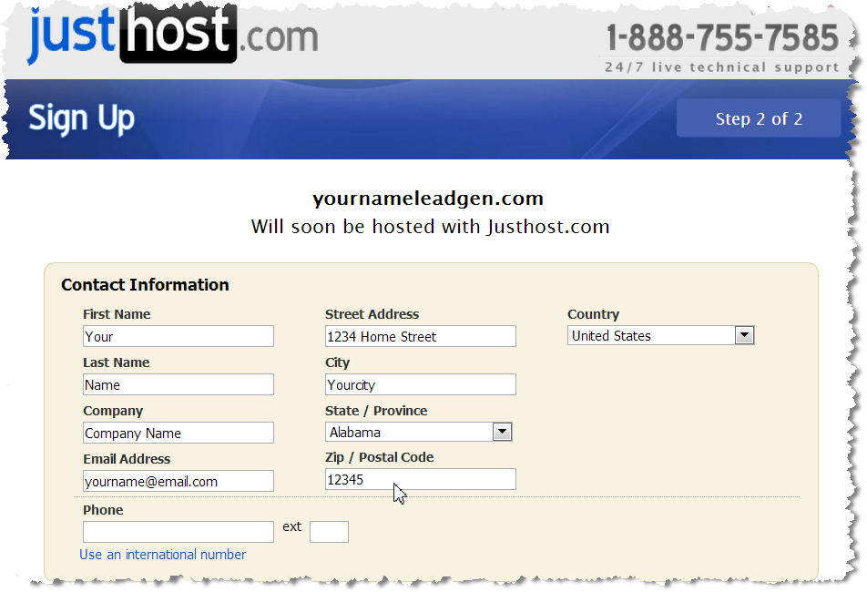Just Host